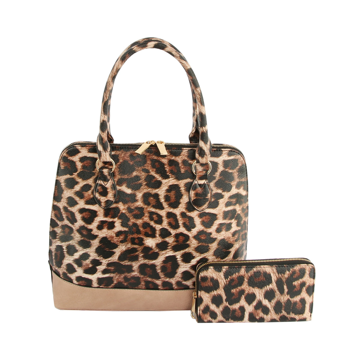 Cow Leo Print Women Satchel Top Handle Bag by hfstylish