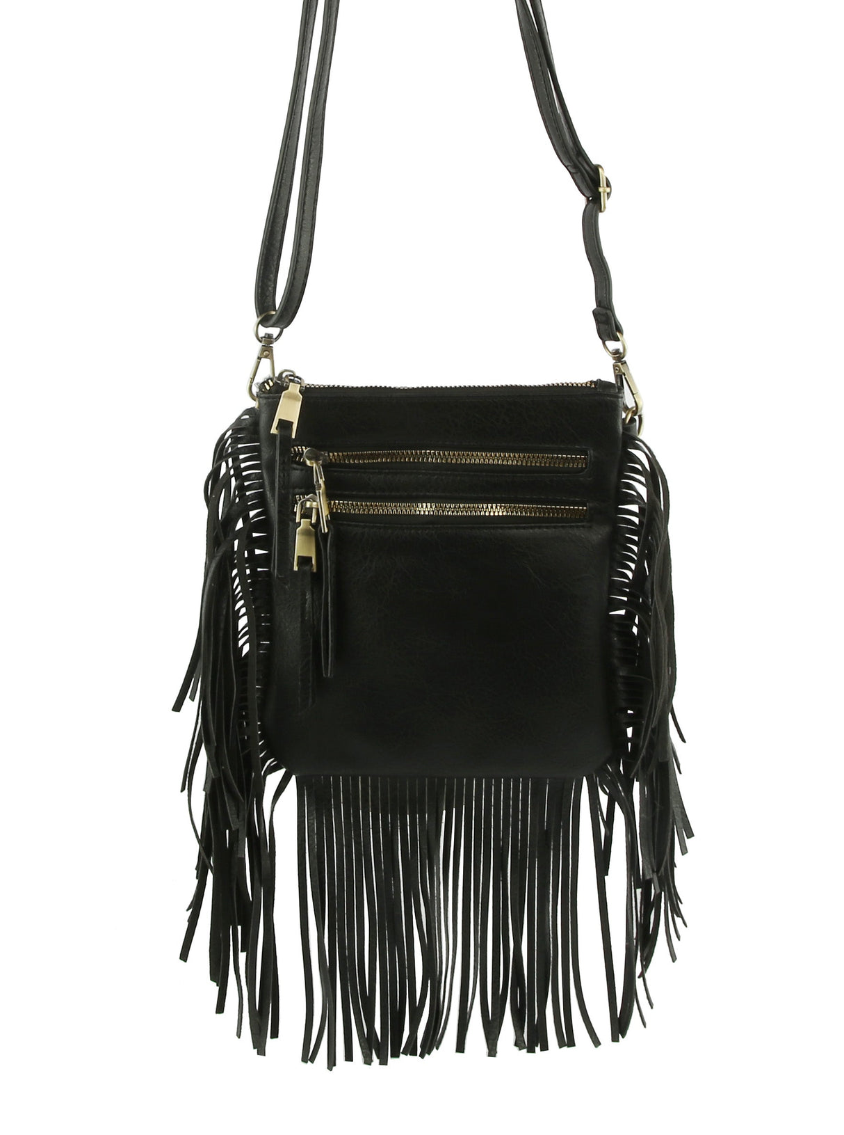 Fringe Tassel Crossbody Handbag Purse by hfstylish