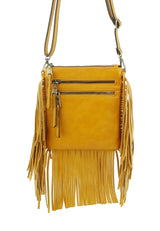 Fringe Tassel Crossbody Handbag Purse by hfstylish