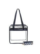 Women Transparent Clear Hobo Tote Handbag by hfstylish