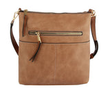 Classic Front Pocket Crossbody Sling by hfstylish