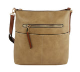 Classic Front Pocket Crossbody Sling by hfstylish