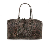 Ostrich Croc Duffle Bag by hfstylish