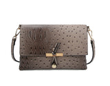 Small Mini Crossbody Mini Croc Shoulder Bag Clutch by hfstylish