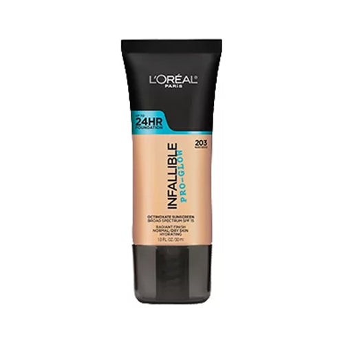 L'OREAL Infallible Pro-Glow Foundation - Nude Beige