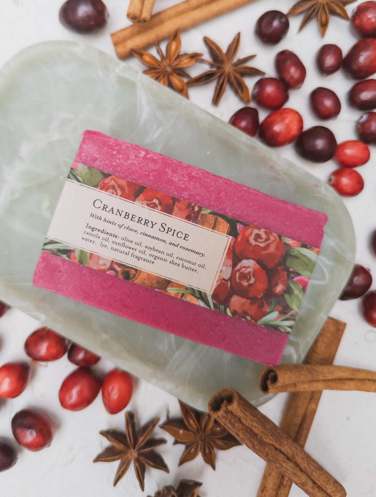 Cranberry Spice Soap Bar by Ash & Rose