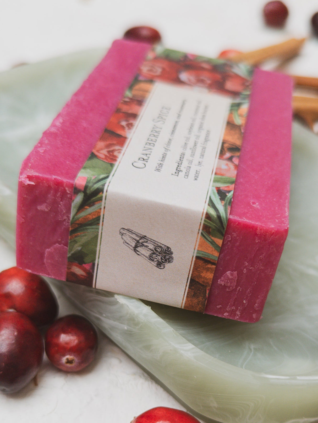 Cranberry Spice Soap Bar by Ash & Rose