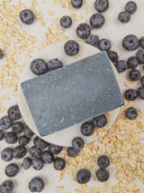 Blueberry Oat Soap Scrub Bar by Ash & Rose