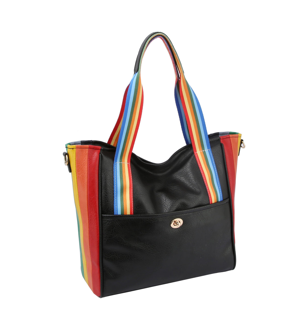 RAINBOW TOTE HANDBAG by hfstylish