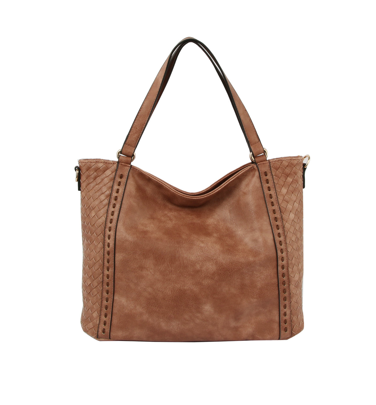 Soft Leather Tote Crossbody Hobo Bag by hfstylish