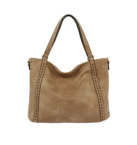 Soft Leather Tote Crossbody Hobo Bag by hfstylish