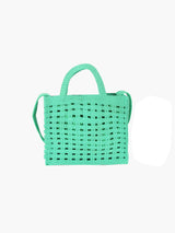 Woven Tote Handbag by hfstylish