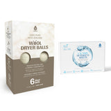 Laundry Care Essentials Bundle: 100 Detergent Sheets + 6 Wool Dryer Balls Pack by Pursonic