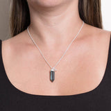 Labradorite Crystal Point Necklace by Tiny Rituals