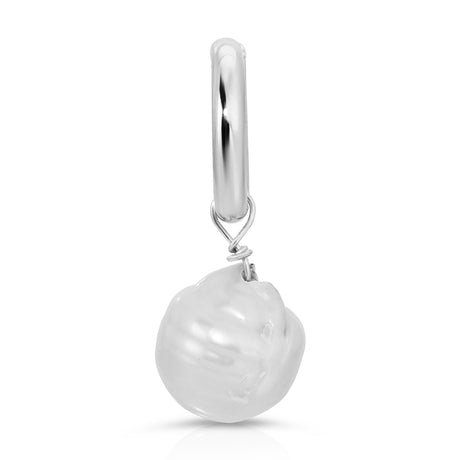 Large Baroque Pearl Pendant by eklexic jewelry