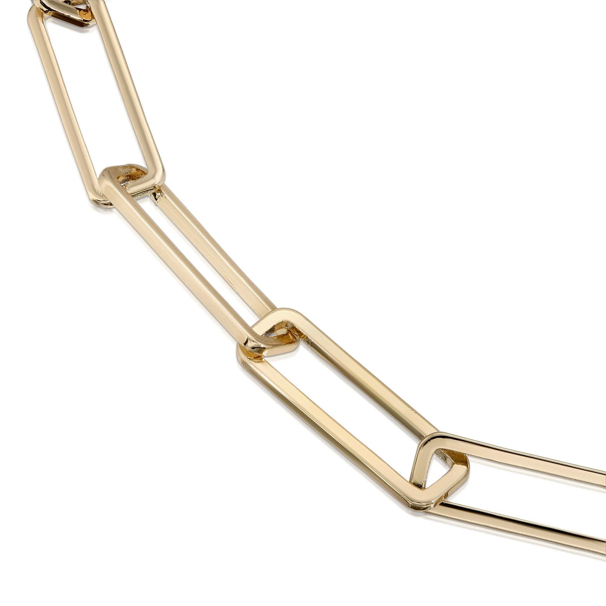 Large Rectangle Link Chain by eklexic jewelry