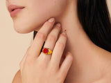 Laurel Red Agate Ring by Little Sky Stone