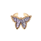 Patterned Butterfly Ring by Madeline Love