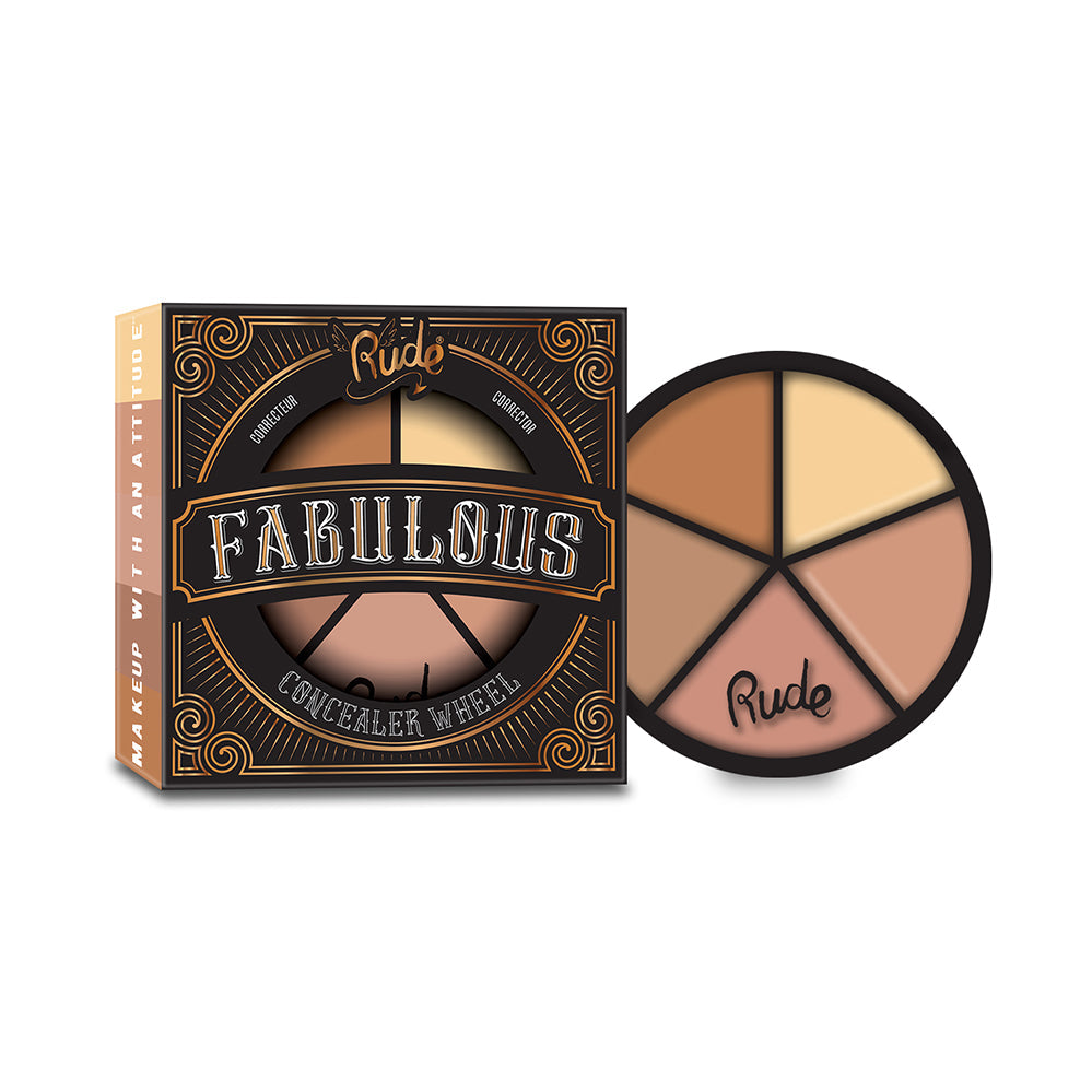 RUDE Fabulous Concealer Wheel - Light