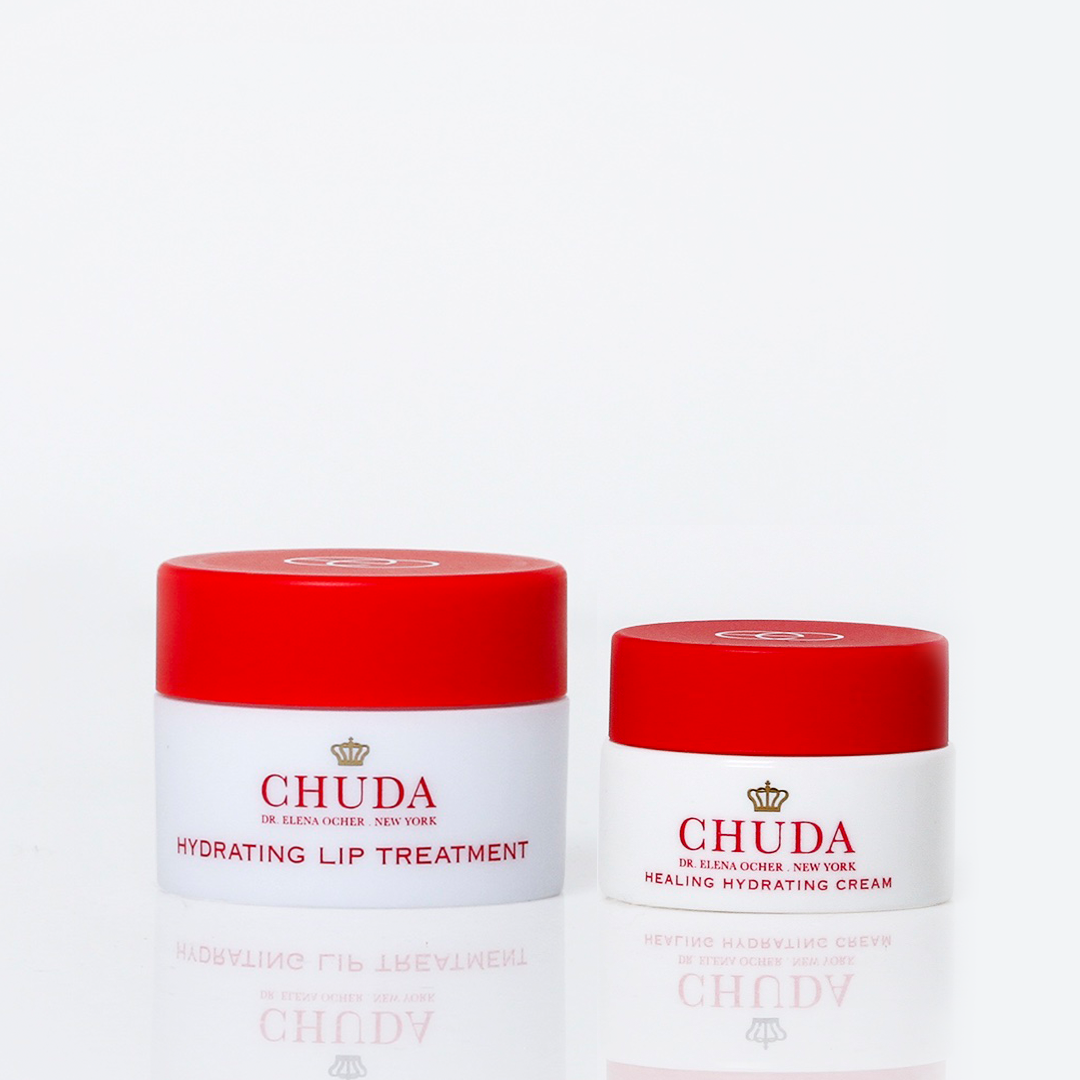 Hydrating Lip Treatment  + Healing Hydrating Cream 5ml Deluxe Travel Duo by Chuda Skincare