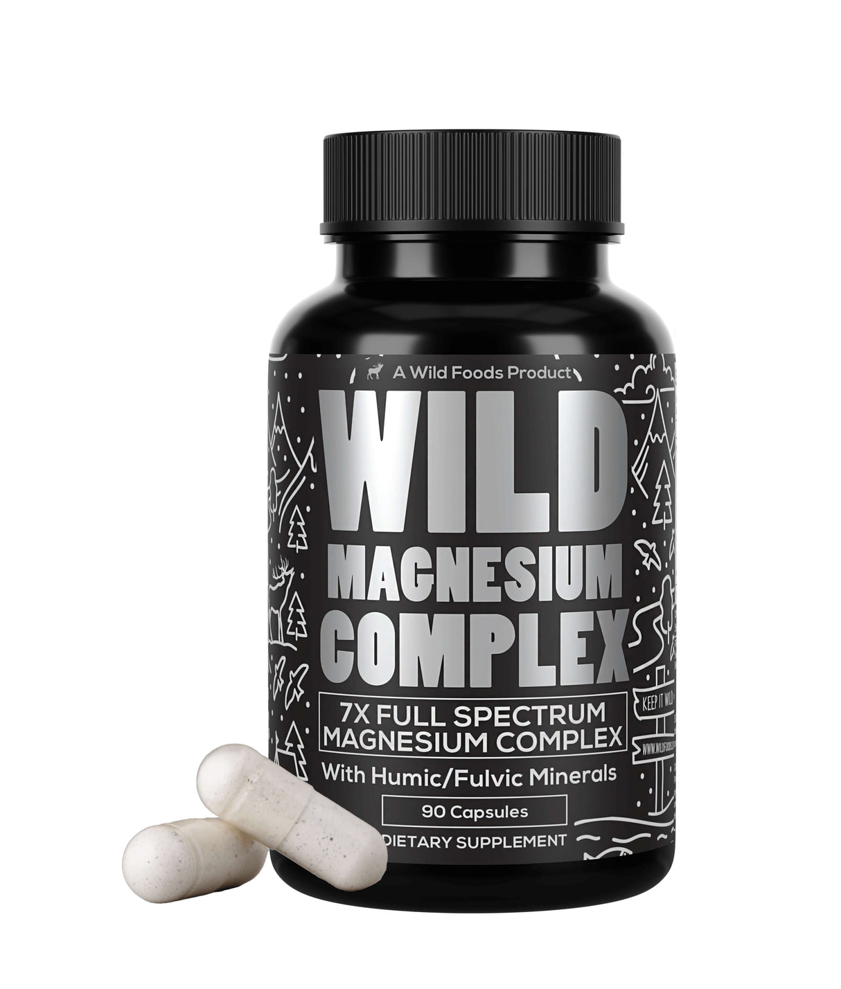 Wild Magnesium Complex - 7x Forms by Wild Foods