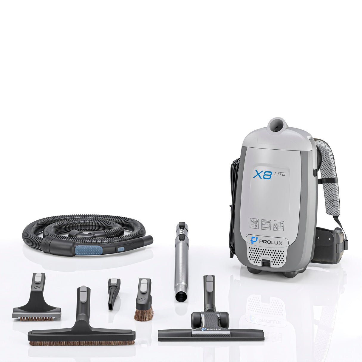 Prolux X8 Lite Backpack Vacuum w/ Premium Tool Kit for Light Commercial Use by Prolux Cleaners