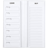 Live Organically Weekly Meal Planner | Hardbound | White and Rose Gold by The Bullish Store