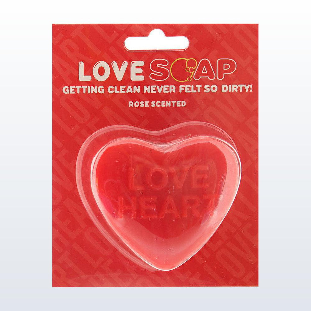 Love Heart Soap Bar (Rose-Scented) by Condomania.com