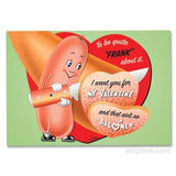 Love Note Postcards Book | 30 Postcards with Horrible Puns and Retro Valentine's-Style Art by The Bullish Store