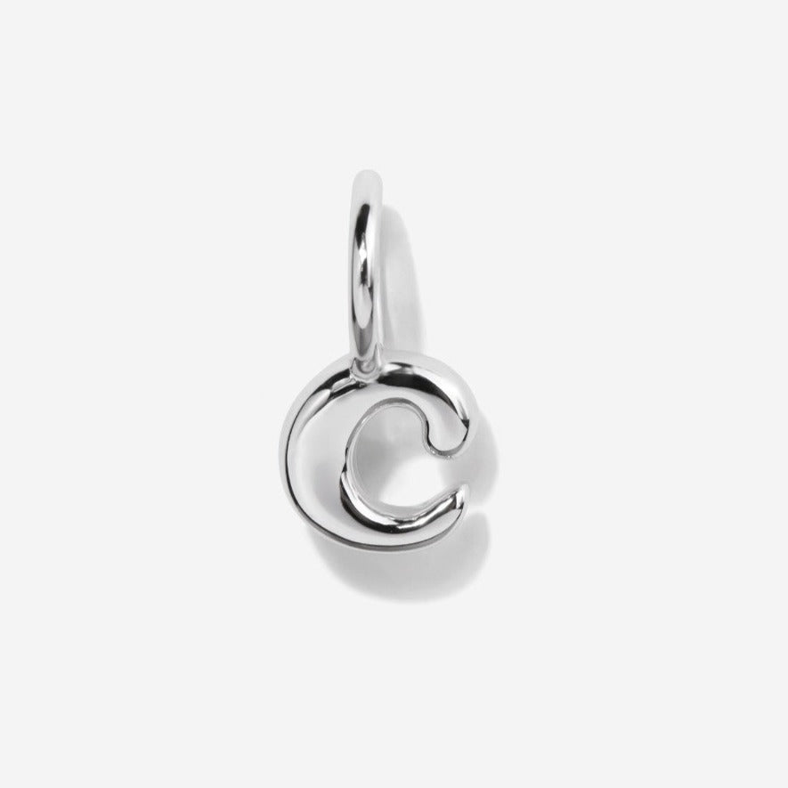 Initial Sterling Silver Charm by Little Sky Stone