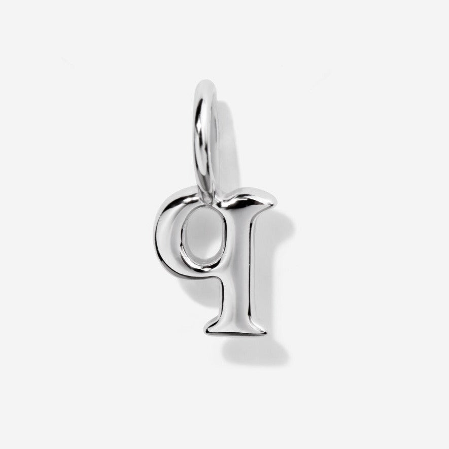 Initial Sterling Silver Charm by Little Sky Stone