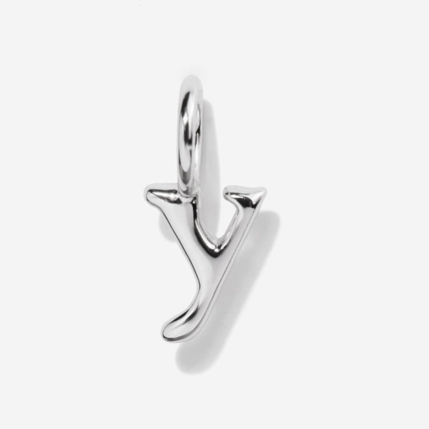 Initial Sterling Silver Charm by Little Sky Stone