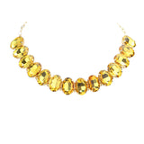 Oval Stone Evening Necklace by Madeline Love