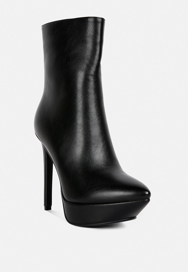 magna platform heels ankle boot by London Rag