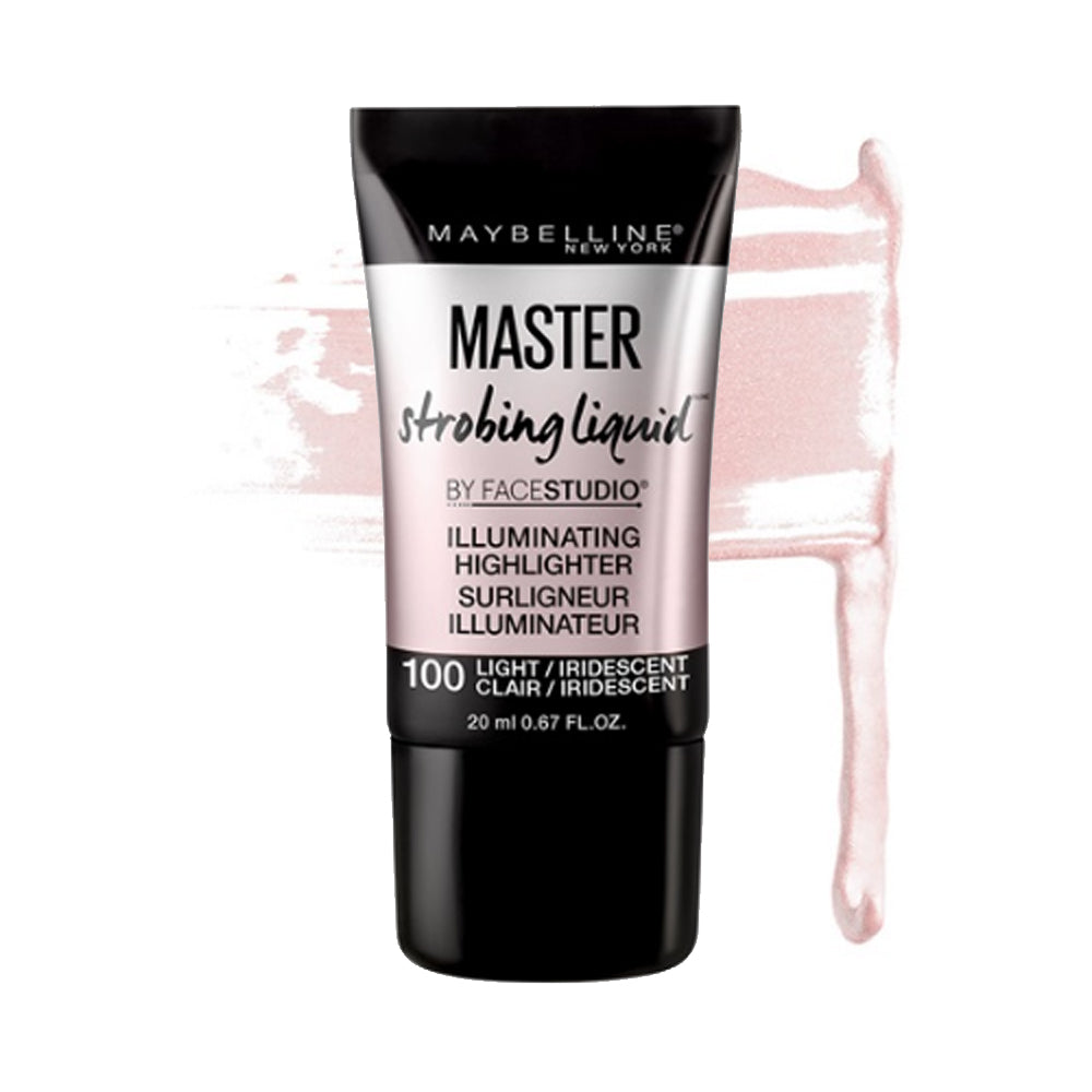 MAYBELLINE Facestudio Master Strobing Liquid Illuminating Highlighter - 100 Light/Iridescent