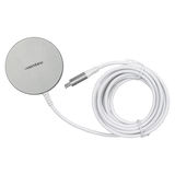 Ventev 15W ULTRAFAST Wireless Magnetic Charger with Extra-Long 10 Foot Alloy Cable Silver by Ventev