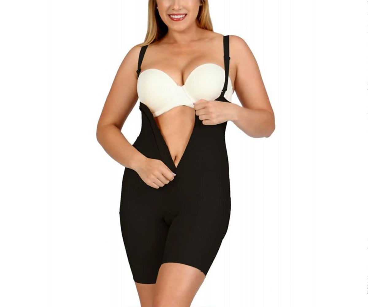 InstantRecoveryMD Underbust Bodyshort w/front zip and butt opening MD204 by InstantFigure INC