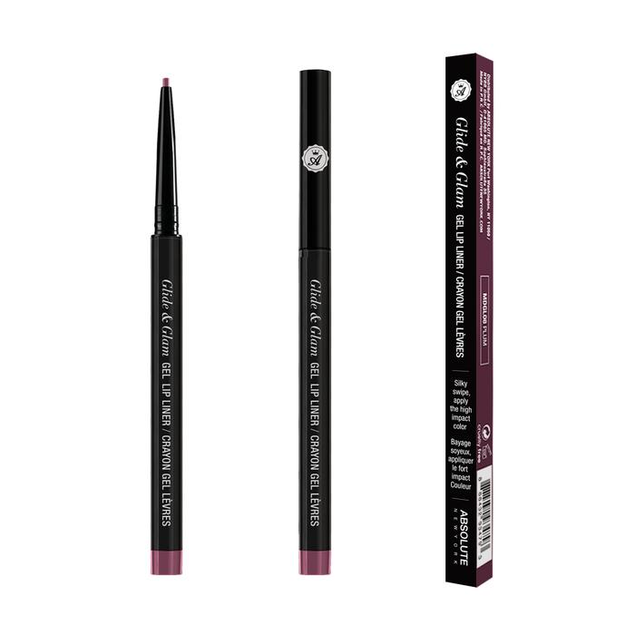 ABSOLUTE Glide & Glam Gel Lip Liner - Plum