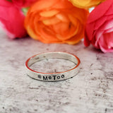 ME TOO Sterling Silver Band Ring by Salt and Sparkle