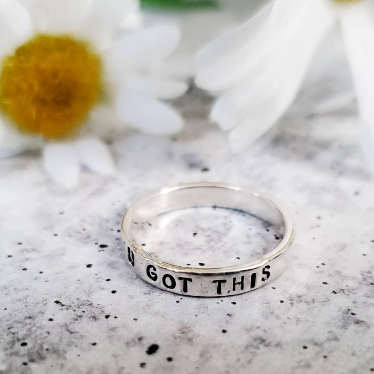 ME TOO Sterling Silver Band Ring by Salt and Sparkle