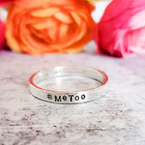 ME TOO Sterling Silver Band Ring by Salt and Sparkle