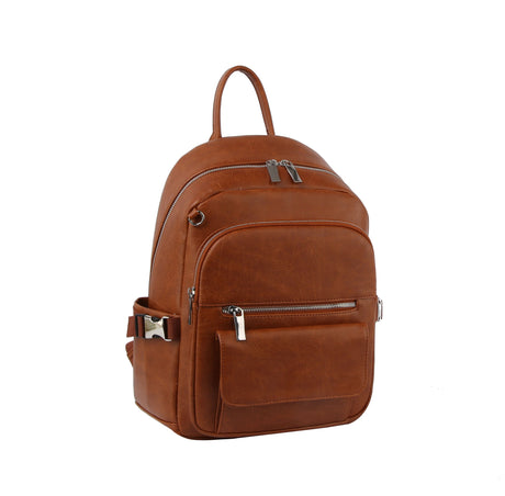 Snap buckle detailed back pack by hfstylish