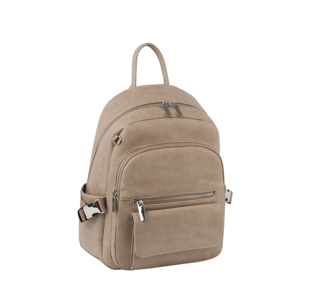 Snap buckle detailed back pack by hfstylish