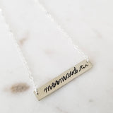 MERMAID Bar Necklace by Salt and Sparkle