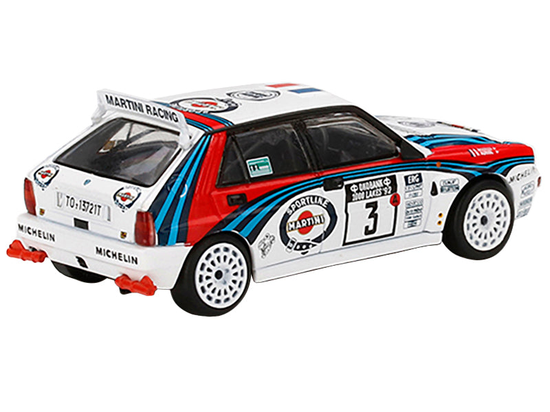 Lancia Delta HF Integrale Evoluzione #3 Didier Auriol - Bernard Occelli Winner "Rally 1000 Lakes" (1992) 1/64 Diecast Model Car by True Scale Miniatures