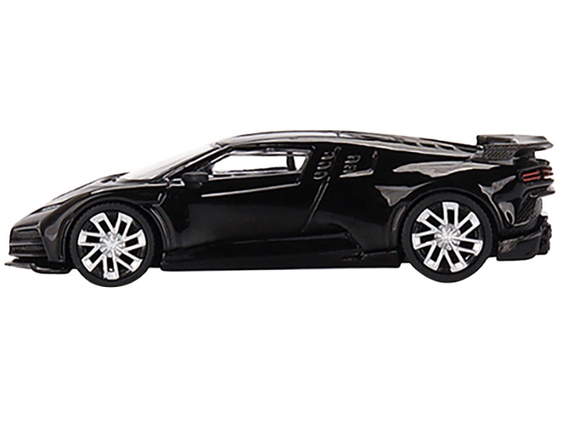 Bugatti Centodieci Black Limited Edition to 3600 pieces Worldwide 1/64 Diecast Model Car by True Scale Miniatures