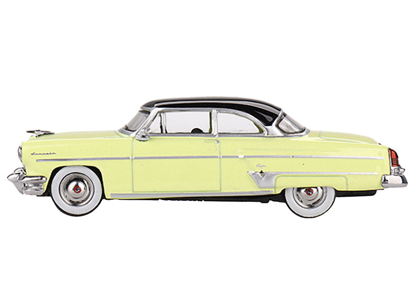 1954 Lincoln Capri Premier Yellow with Black Top Limited Edition to 3000 pieces Worldwide 1/64 Diecast Model Car by True Scale Miniatures