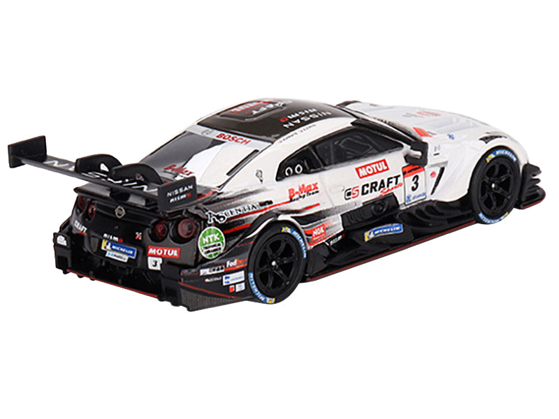 Nissan GT-R Nismo GT500 RHD (Right Hand Drive) #3 Kohei Hirate - Katsumasa Chiyo "NDDP Racing with B-Max" "Super GT Series" (2021) Limited Edition 1/64 Diecast Model Car by True Scale Miniatures