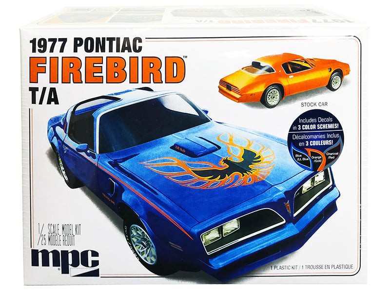 Skill 2 Model Kit 1977 Pontiac Firebird T/A Trans Am 1/25 Scale Model by MPC