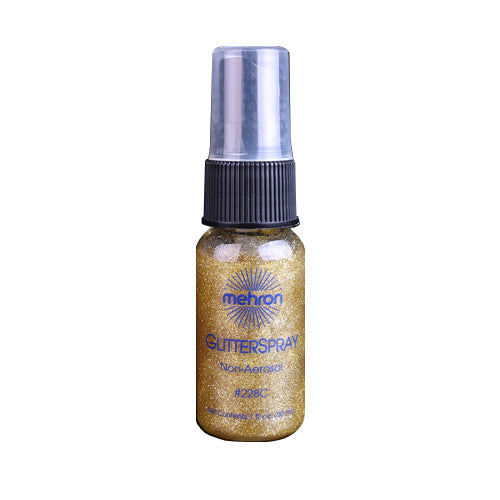 mehron GlitterSpray - Gold